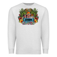 Oatmeal Heather summer Premium Sweatshirt - SublimationCraftShop