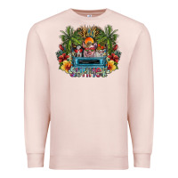 Pale Pink summer Premium Sweatshirt - SublimationCraftShop