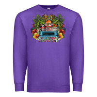 Purple summer Premium Sweatshirt - SublimationCraftShop