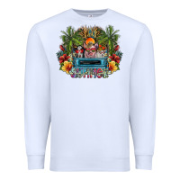 White summer Premium Sweatshirt - SublimationCraftShop