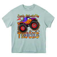 Arona Easily Distracted By Trucks Heavy Core Tee - CowhideDigitalArt