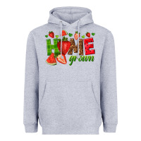 Heather Grey home grown Heavyweight Hoodie - texasbilliewilder