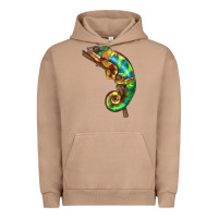 Pigment Burro Chameleon Lizard Illustrations Urban Hoodie - LillyAllenDesigns