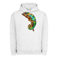 Chameleon Lizard Illustrations Urban Hoodie | Teevron