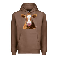 Chestnut guernsey cow Premium Hoodie - AdoDesignShop
