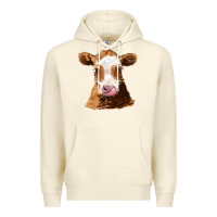 Sandshell guernsey cow Premium Hoodie - AdoDesignShop