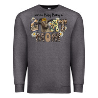 Charcoal Heather kinda busy being a goat mom Premium Sweatshirt - CowhideDigitalArt