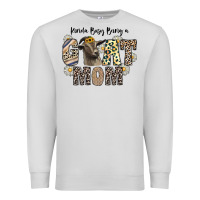 Dove Grey kinda busy being a goat mom Premium Sweatshirt - CowhideDigitalArt