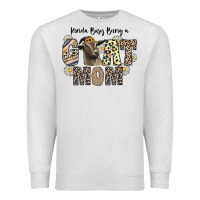 Oatmeal Heather kinda busy being a goat mom Premium Sweatshirt - CowhideDigitalArt