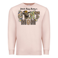 Pale Pink kinda busy being a goat mom Premium Sweatshirt - CowhideDigitalArt