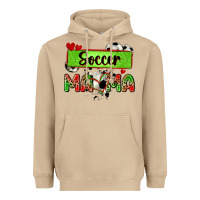 Mushroom soccer mama with leopard Heavyweight Hoodie - Zillion Design Studio