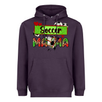 Plum soccer mama with leopard Heavyweight Hoodie - Zillion Design Studio