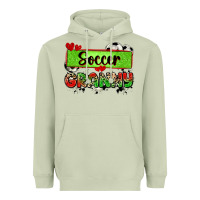 Matcha soccer granny with leopard Heavyweight Hoodie - Zillion Design Studio