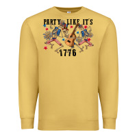 Antique Gold Party like its 1776 4th of july Premium Sweatshirt - CowGirlArtShop