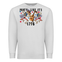 Dove Grey Party like its 1776 4th of july Premium Sweatshirt - CowGirlArtShop