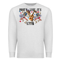 Oatmeal Heather Party like its 1776 4th of july Premium Sweatshirt - CowGirlArtShop