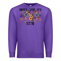 Purple Party like its 1776 4th of july Premium Sweatshirt - CowGirlArtShop