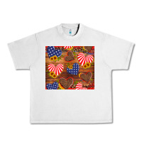 Lunar Rock america heart Urban Heavy Tee - Artiststas