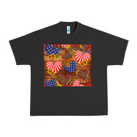Pigment Black america heart Urban Heavy Tee - Artiststas
