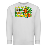 Dove Grey let the shenanigans begin Premium Sweatshirt - FaDigitalArtStudio