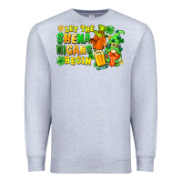 Heather Grey let the shenanigans begin Premium Sweatshirt - FaDigitalArtStudio