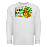 Oatmeal Heather let the shenanigans begin Premium Sweatshirt - FaDigitalArtStudio