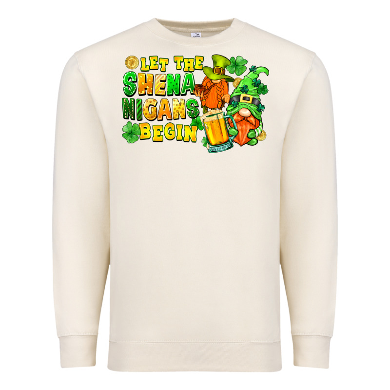 Let The Shenanigans Begin Premium Sweatshirt by FaDigitalArtStudio | Teevron