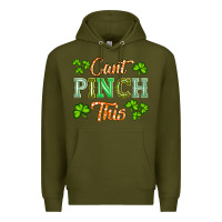 Army Green saint patricks cant pınch this Premium Hoodie - Artiststas