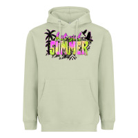 Matcha hot girl summer with palms Heavyweight Hoodie - texasbilliewilder
