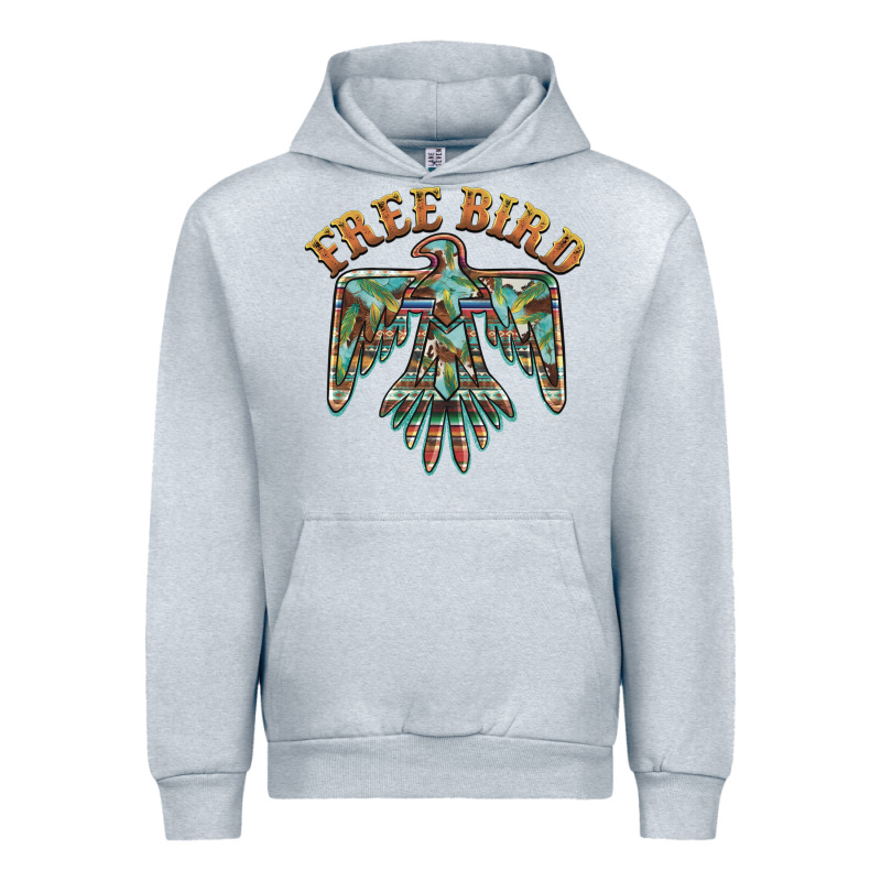 Free Bird Feathers Thunderbird Urban Hoodie by BarkalooDesign | Teevron