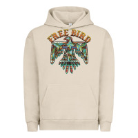 Pigment French Oak free bird feathers thunderbird Urban Hoodie - BarkalooDesign