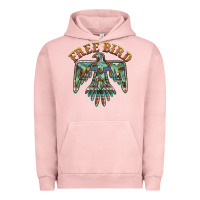 Pigment Salmon free bird feathers thunderbird Urban Hoodie - BarkalooDesign