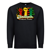 Black juneteenth celebrate freedom Premium Sweatshirt - HRA Design Shop