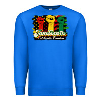 True Royal juneteenth celebrate freedom Premium Sweatshirt - HRA Design Shop