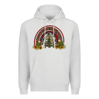 Dove Grey rainbow tree Premium Hoodie - AdoDesignShop