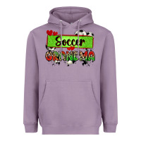 Lavender soccer grandma with leopard Heavyweight Hoodie - Zillion Design Studio