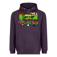 Plum soccer grandma with leopard Heavyweight Hoodie - Zillion Design Studio