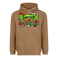 Toasted Coconut soccer grandma with leopard Heavyweight Hoodie - Zillion Design Studio