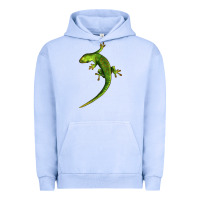 Pigment Grape Ice Green Lizard Illustrations Urban Hoodie - LillyAllenDesigns