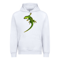 White Green Lizard Illustrations Urban Hoodie - LillyAllenDesigns