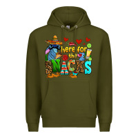 Army Green here for the snacks Premium Hoodie - AdoDesignShop