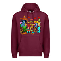 Burgundy here for the snacks Premium Hoodie - AdoDesignShop