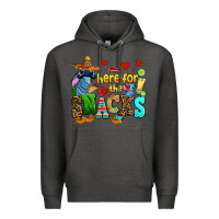 Charcoal Heather here for the snacks Premium Hoodie - AdoDesignShop