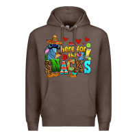 Coffee here for the snacks Premium Hoodie - AdoDesignShop