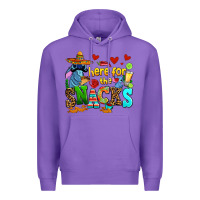 Purple here for the snacks Premium Hoodie - AdoDesignShop