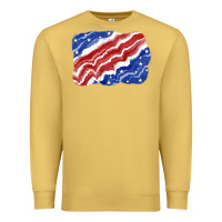 Antique Gold Patriotic tie dye background 4th of july Premium Sweatshirt - CowGirlArtShop