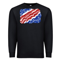 Black Patriotic tie dye background 4th of july Premium Sweatshirt - CowGirlArtShop