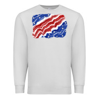 Dove Grey Patriotic tie dye background 4th of july Premium Sweatshirt - CowGirlArtShop