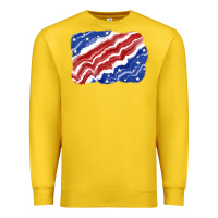 Lemon Patriotic tie dye background 4th of july Premium Sweatshirt - CowGirlArtShop