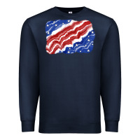 Navy Patriotic tie dye background 4th of july Premium Sweatshirt - CowGirlArtShop
